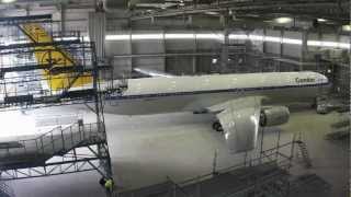 Condor Boeing 767-300 D-ABUM Retrolivery 2012 - Plane Time-Lapse