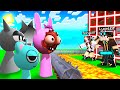 INVASIONE SPRUNKI CONTRO CASA SICURA SU MINECRAFT!!