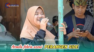 Manja sekali suara Azeni menyanyikan lagu Perangen side bersama Musik jalanan Reinata 05