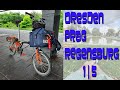 Brompton  bikepacking  dresden  prag  regensburg   tag 1