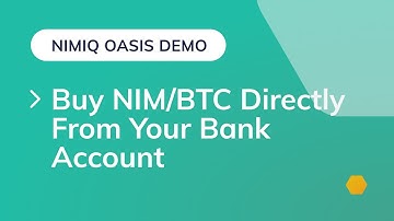 Introducing Fiat Atomic Swaps - How To Buy NIM/BTC Directly From Your Bank Account