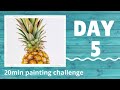 Day 5 - Watercolor painting challenge | REAL TIME