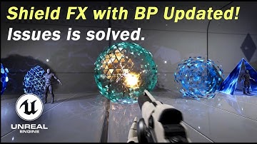Shield FX with BluePrint Updated Ue4 Ue5