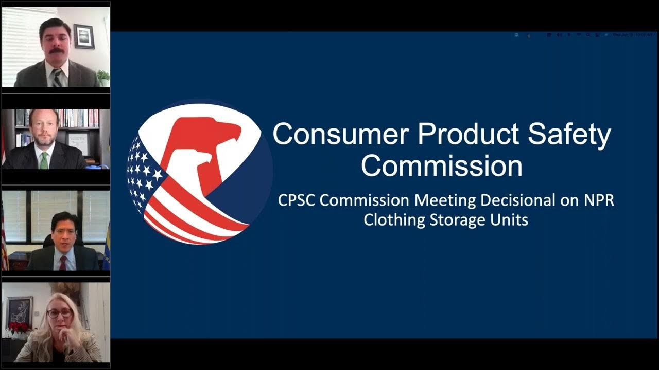 CPSC Commission Meeting Decisional Proposed Rule Safety Standard