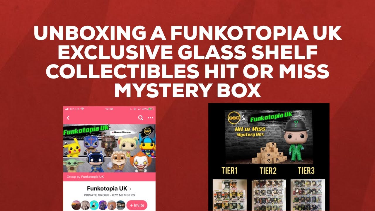 UNBOXING A FUNKOTOPIA EXCLUSIVE GLASS SHELF COLLECTIBLES HIT OR MISS MYSTERY BOX!