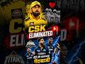 CSK ELIMINATED 😱 GT की खतरनाक गेंदबाजी | Siraj &amp; Rabada On Fire 🔥 IPL 2026