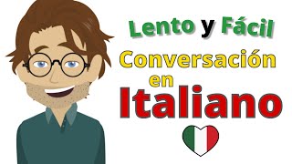 Conversación en Italiano 👍 Aprende Italiano Lento y Fácil 👍 Principiantes screenshot 1