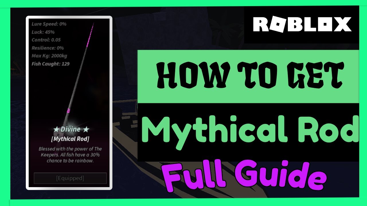Full Guide to get Mythical Rod in FISCH - Roblox (EASY) - YouTube