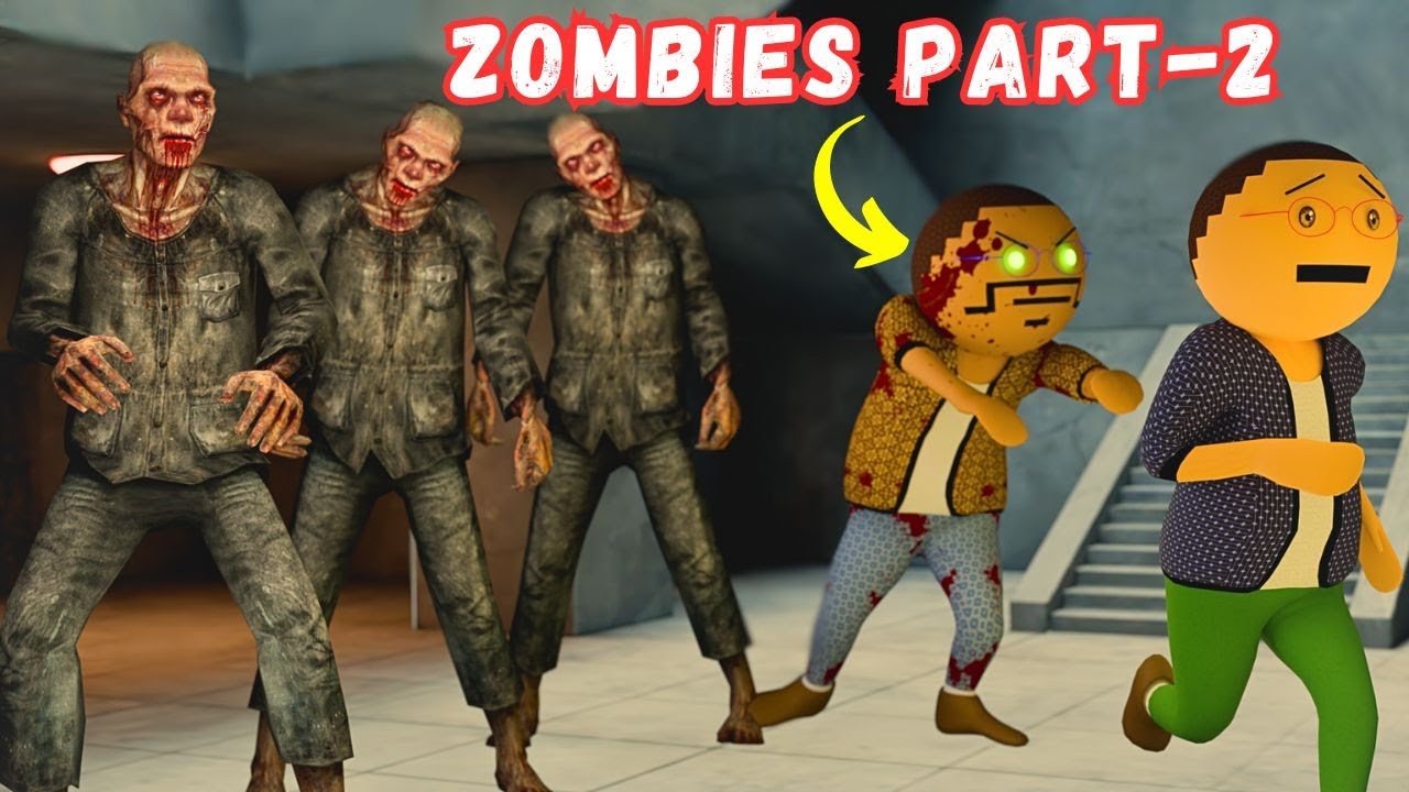 Gulli Bulli Aur Zombies Part 2  Zombies Horror Stories  Zombie Apocalypse  Make Joke Haunted