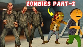 Gulli Bulli Aur Zombies Part-2 || Zombies Horror Stories || Zombie Apocalypse || Make Joke Haunted