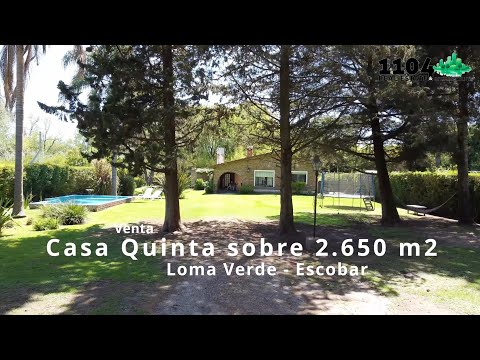 CASA QUINTA EN VENTA EN ESCOBAR▶️ESPECTACULAR TERRENO DE 2.650M2
▶️UBICADA EN LOMA VERDE
▶️SUPERFICIE CONSTRUIDA 160m2US$ 270.000+ info click directo en Bio o por DM @1104realestate
@nelly_meza_2021
@ilarregui.realestate▪️Hermoso parque con frutales.
▪️Cerco verde crecido
▪️Arboleda añosa
▪️Construcción tradicional de época, en excelentes condiciones.
▪️Inmejorable jardín con gran pileta.
▪️Parrrilla con mesa y barra.
▪️Galería
▪️Quincho o lugar de guardado.
▪️Acceso directo a Panamericana. ▪️Ubicación privilegiada dentro de Loma Verde.#lomaverde #casaquinta #casaquintaenventa #bosque #arboles #summertime
#belendeescobar #negociosinmobiliarios #realestate
#inversioninmobiliaria #zonanorte #countryside
#pilar #buenosaires #barrioprivado Casa Quinta en Escobar - Loma Verde - 1104 Real Estate