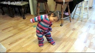 AWESOME BABY DANCE MOVES! - February 09, 2014 - itsJudysLife Vlog