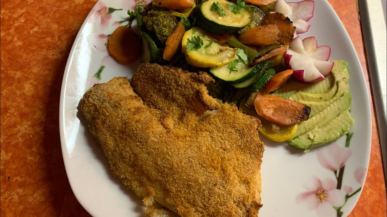 FILETE DE PESCADO EMPANIZADO (TILAPIA)EN EL AIR FRYER YouTube
