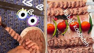 آموزش و راز آبدار و نرم شدن کباب کوبیده,kebab koobideh