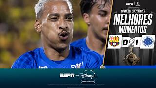 MATHEUS PEREIRA FAZ, E CRUZEIRO VENCE O BARCELONA-EQU NA LIBERTADORES | MELHORES MOMENTOS