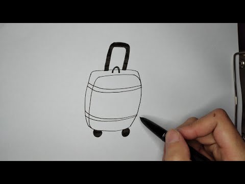 Hago un dibujo con una maleta para niños 😬 (Mala idea) 