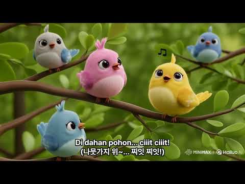 Ayo lihat    siapa di sana  자, 저기... 누가 있을까?(인도네시아어와 한국어)