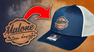 Heat Press Hat Patches 101: Laser Engraved Leatherette Custom Caps