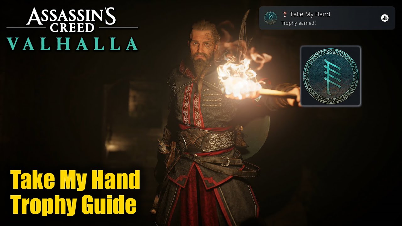 Assassin's Creed Valhalla PS5 • Take My Hand Trophy Guide (Complete the Cent Arc)