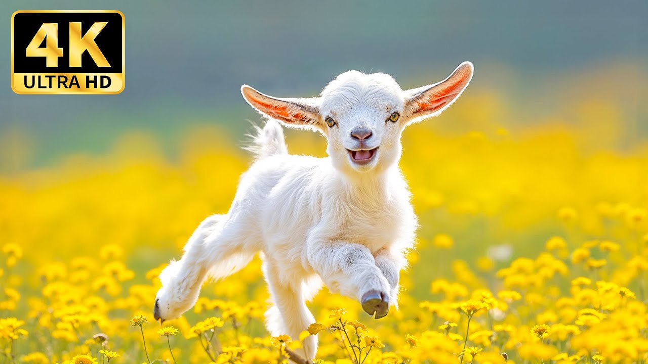 Majestic Wildlife in 4K: Scenic Landscapes Paired with Peaceful Music