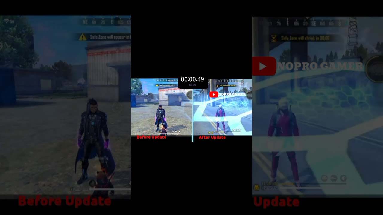 OLD CHRONO VS NEW CHRONO ABILITY TEST_CHRONO NEW ABILITY AFTER UPDATE - GARENA FREE FIRE PART-1
