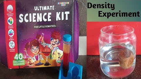 Three layer density experiment / Ultimate science kit experiment of Multi layered liquid