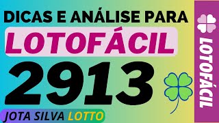 DICAS E ANÁLISE PARA LOTOFÁCIL 2913