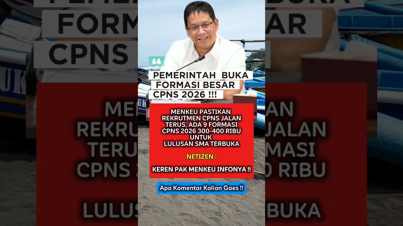 FORMASI BESAR CPNS 2026 #trendingshorts #beritaterkini #beritaterbaru #quotes #faktamenarik