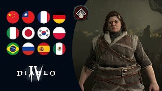Druid (Female) - Emotes Voice Lines - All Languages | Diablo IV