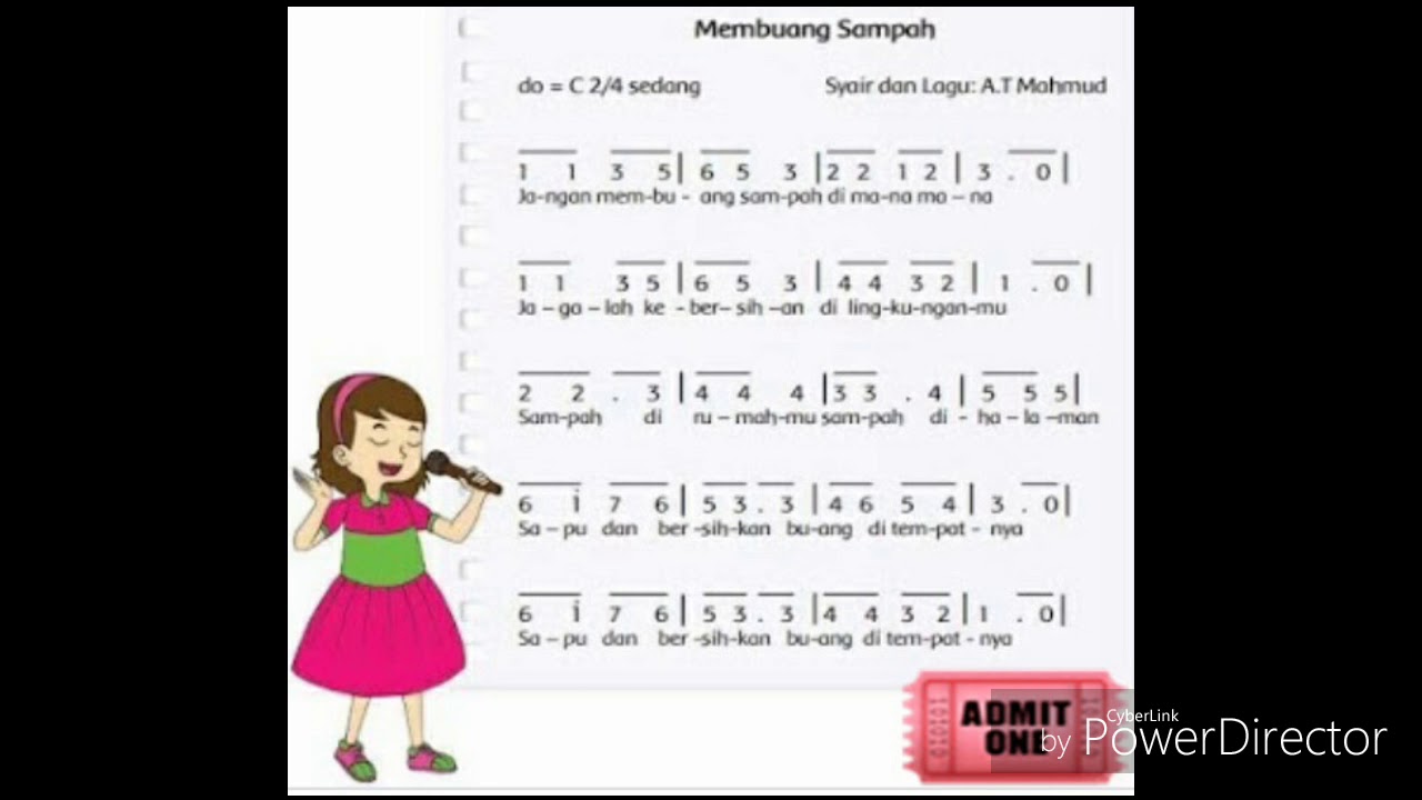 Lagu Membuang Sampah Kelas 2 Youtube Lagu Membuang Sampah Kelas 2 Youtube