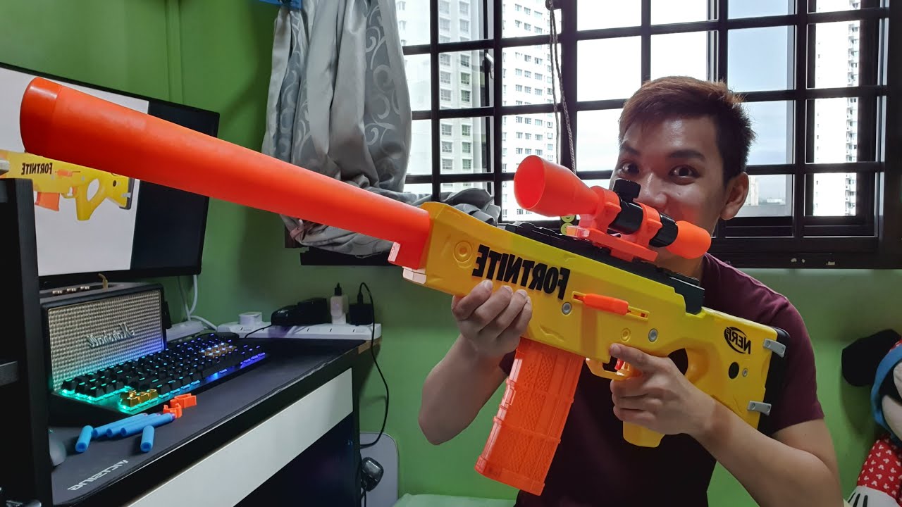 Nerf Fortnite BASR-L Blaster Review - Blaster and Toy Guns