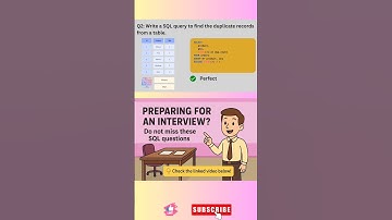 How to Find Duplicate Records in SQL | Simple SQL Query Tutorial #sql  #interviewquestions