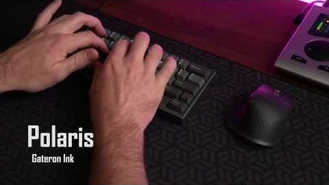 Polaris w/ Gateron Ink Typing Sounds ASMR