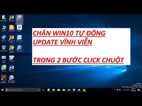 Tắt Update Win 10 - Chan update Win 10 vinh vien