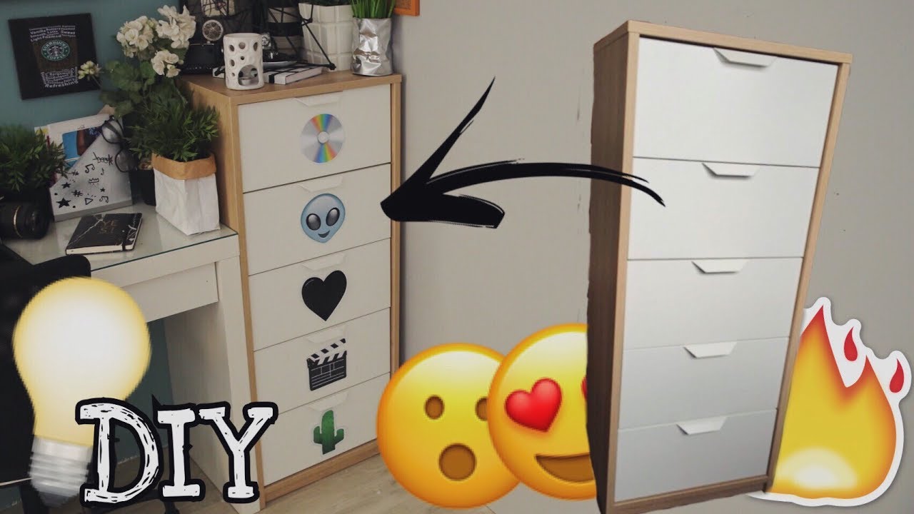 شوفوا كيف غيرت هذي الادراج بطريقه سهله !! |  اصنعها بنفسك .. ( DIY )