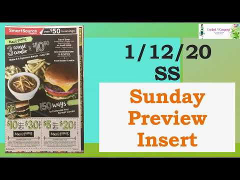 Some great coupons 1/12/20 SS Insert Preview | 2020 Sunday Insert Schedule
