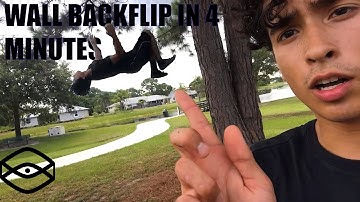 Learn How To WALL BACKFLIP in 4 MINUTES for beginners | Parkour, Freerunning, Gymnastics