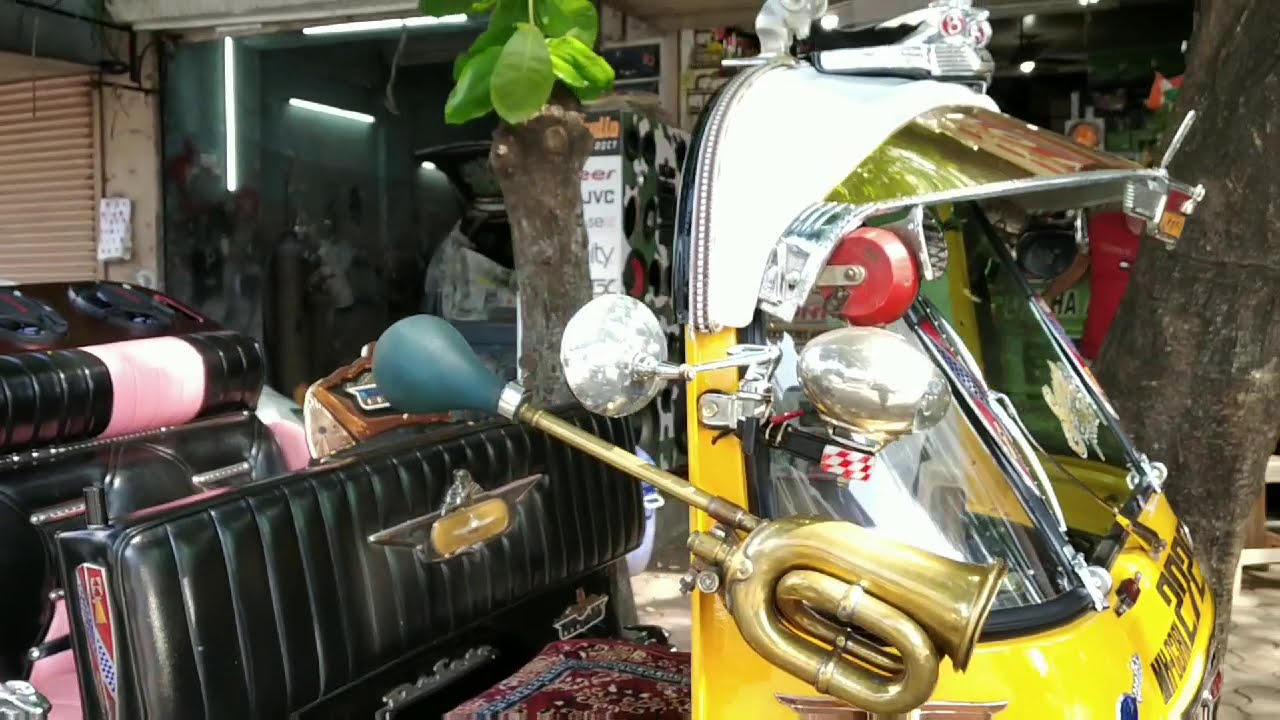 Mumbai modified auto rickshaw not less then luxury car | Music system ...
