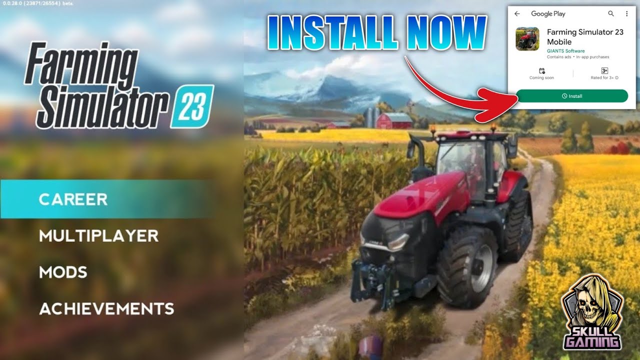 FS23 #download link available android ios install now. #farmingsimulator23  @SkullGaming5520 
