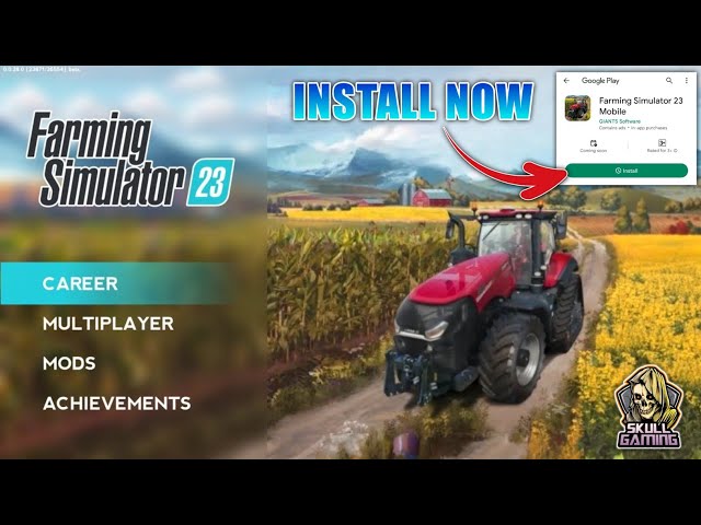 FS23, Farming Simulator 23 Gameplay Android @SkullGaming5520 in