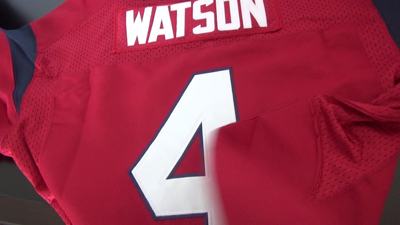 deshaun watson red jersey