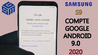 Comment supprimer un compte Google sur Samsung Galaxy S9 / Android 9.0, explication en détails 2020.