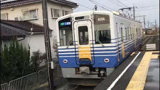 【えちぜん鉄道MC6101形】太郎丸エンゼルランド駅発車