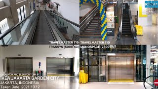 KONE Escalators, Moving Walk, and Traction Elevators at IKEA Jakarta Garden City, Jakarta