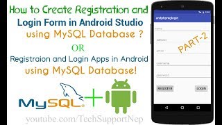 Create Registration and Login Form in Android Studio using MySQL Database [With Source Code][Part-2] screenshot 5