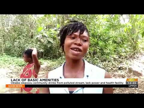 Oklabe-Akposou community drinks from polluted stream lack power and health facility - (24-1-22) Oklabe-Akposou community drinks from polluted stream lack power and health facility - (24-1-22)