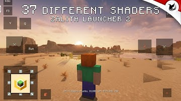 37 SHADERS on Zalith Launcher 2 | Minecraft Java Edition on Mobile