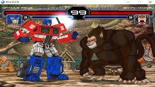 Optimus Prime vs Gohan Oozaru SUPER CRAZY FIGHT? Transformers Mugen Epic Battle Tribute 2023