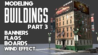 Modeling Buildings In Blender Part 3