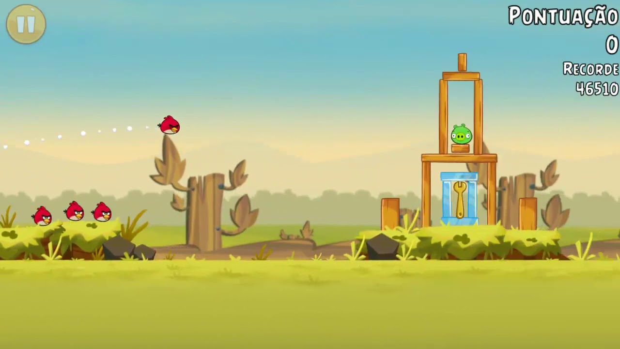 Angry Birds - Tutorial - Level 0-1 - 47,080 - World Record!
